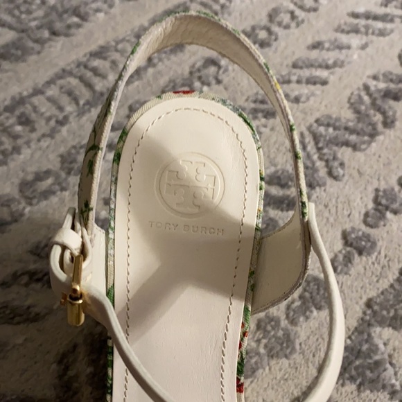 new *** Tory Burch penny 120mm wedge sandal BRAND NEW - Picture 4 of 10